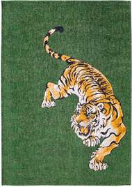 Tiger - Pop Collection 9388 Green On Fire - Chenille