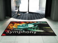 Bild på mattan Color Symphony - logomatta
