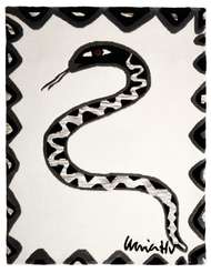Snake Grå - Handknutna mattor