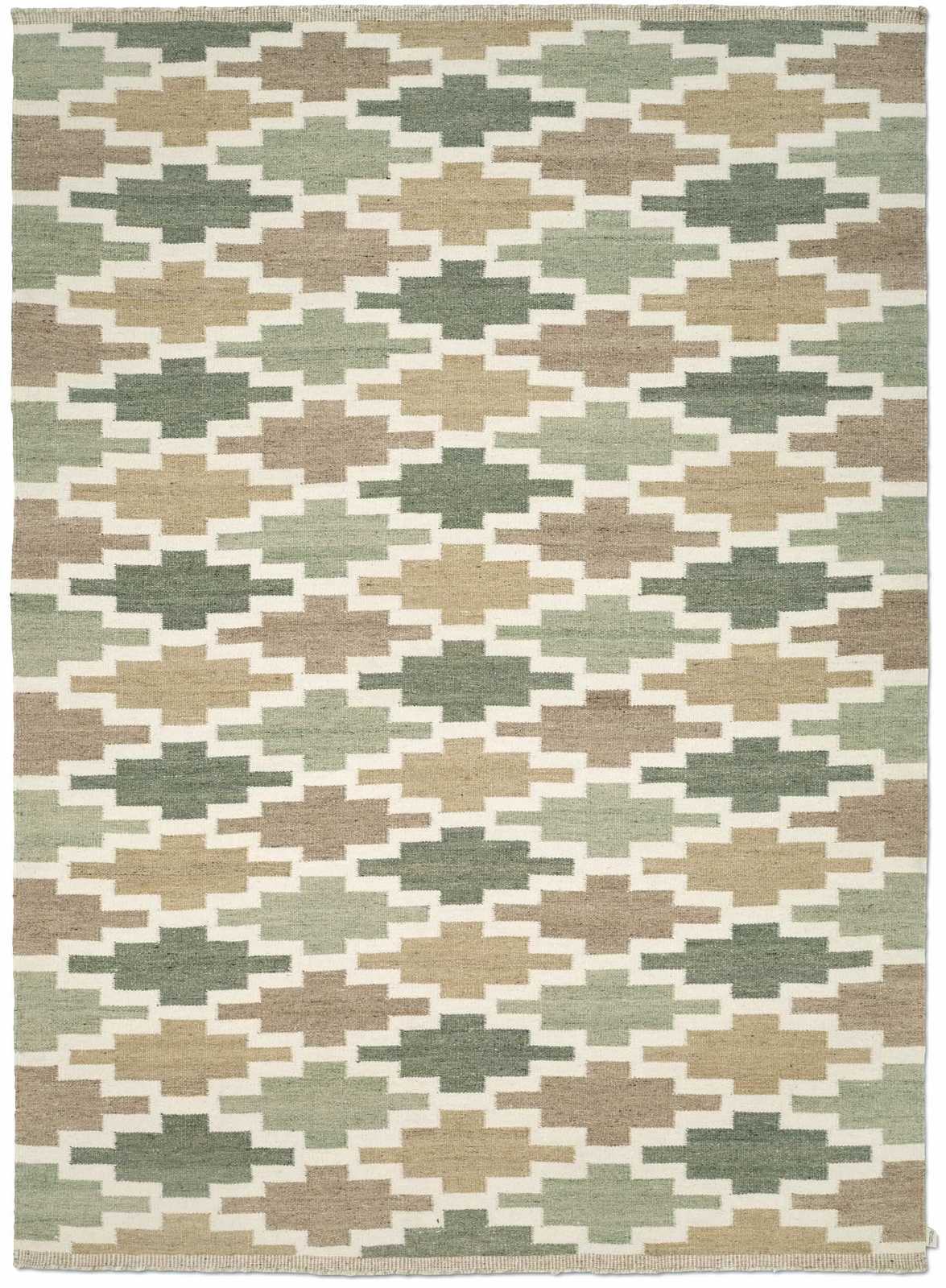 Grön/Beige