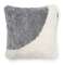 White / Charcoal grey silver