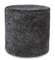 Curly pouf Cylinder Dark Grey - Skinn