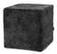 Curly Pouf Square Dark Grey - Skinn