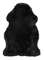 Gently rug Black - Skinn