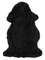 Curly rug Black - Skinn