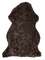 Curly rug Brown Melange - Skinn