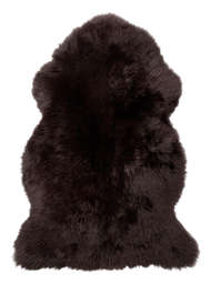 Gently rug Dark Brown - Skinn
