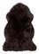 Gently rug Dark Brown - Skinn