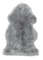 Gently rug Lightgrey - Skinn
